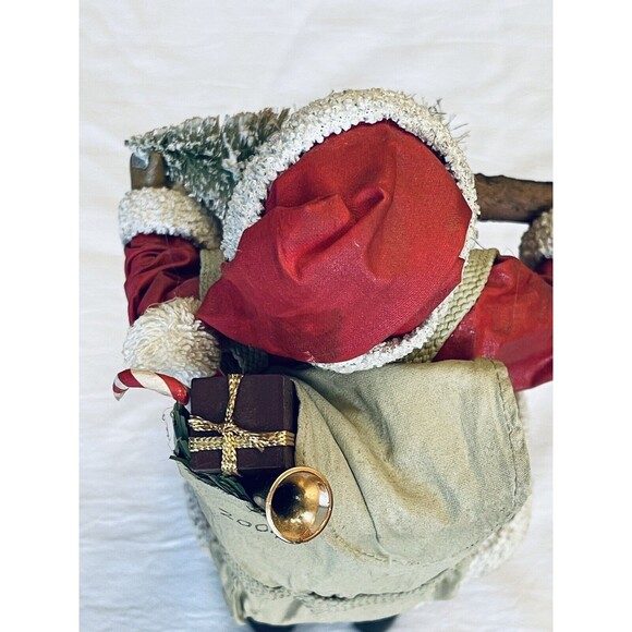 Clothique Possible Dreams Christmas Santa W Christmas Tree Gifts Drum 10" 2004 - Picture 10 of 13
